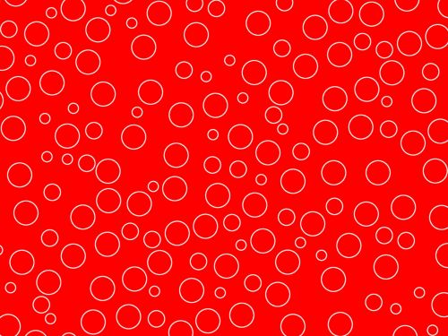 Circles On Red Background