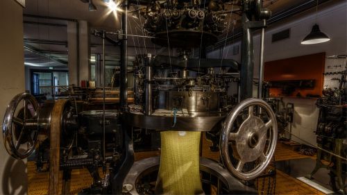 circular knitting automat technology historically