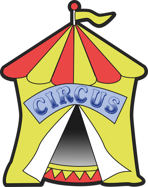 circus tent entrance