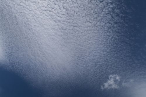 cirrocumulus clouds blue cirrocumulus lacunosus