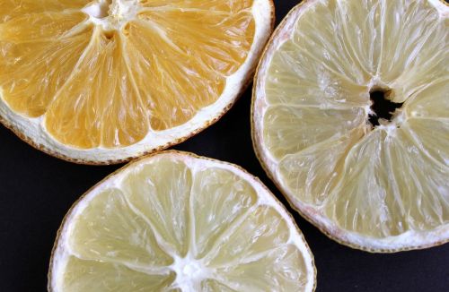 citrus slices lemon