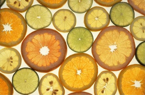 citrus slices juicy