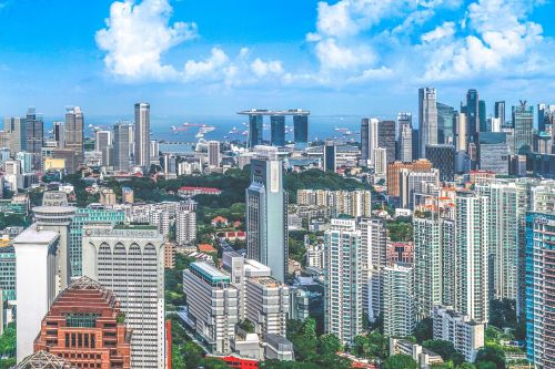 city buildings skyscrapers