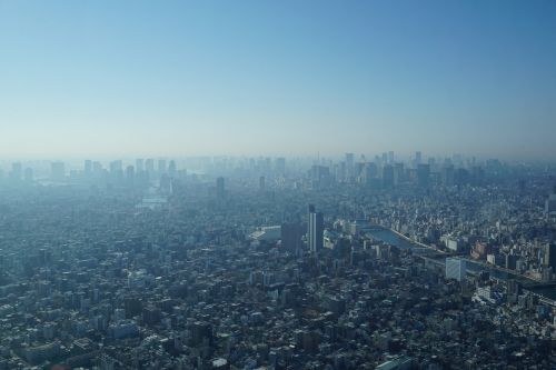 tokyo city fog