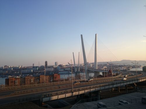 city vladivostok bridge