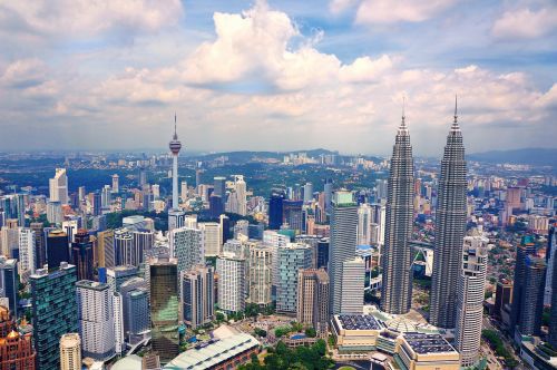 city skyline buildings