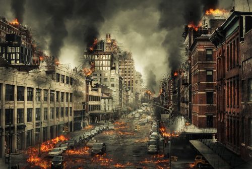 city disaster end of the world