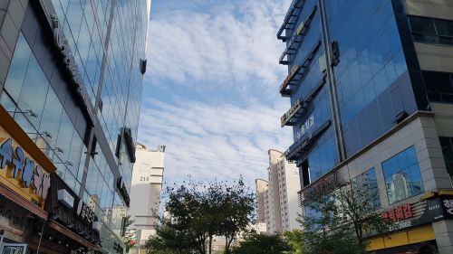 city sky songdo