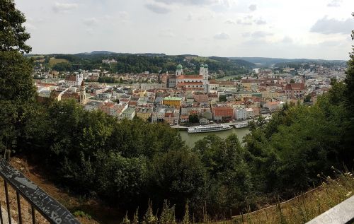 city river landscape