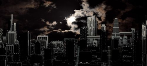 city night moon