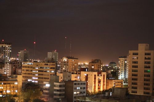 city night buildings