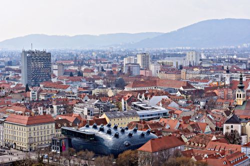 city urban landscape panorama