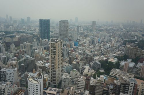 city skyline tokyo
