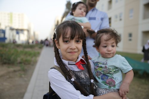 city  children  girl