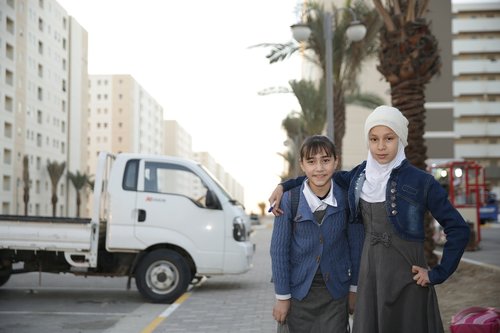 city  children  girl