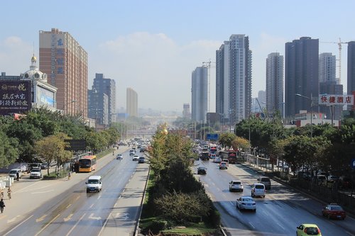 city  street  taiyuan