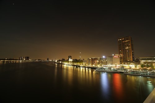 city  water  reflection