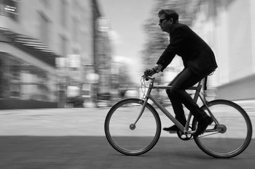 city  bike  cyclist