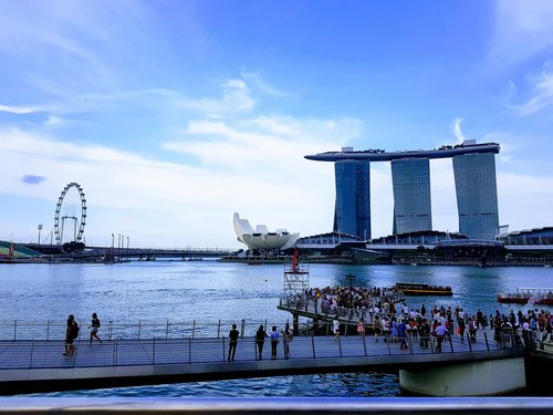 city  singapore  building