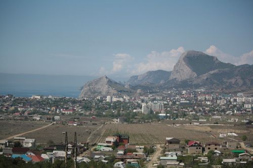 city sudak and novy svet crimea