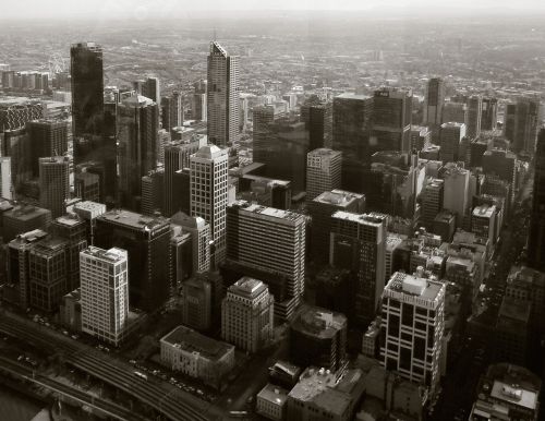 city melbourne skyline