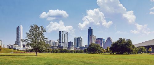 city skyline skyscrapers