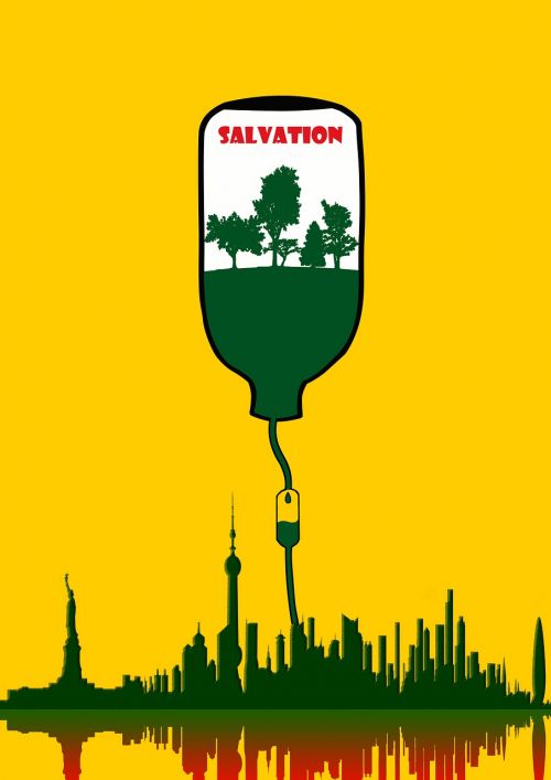 city environment environmental poster
