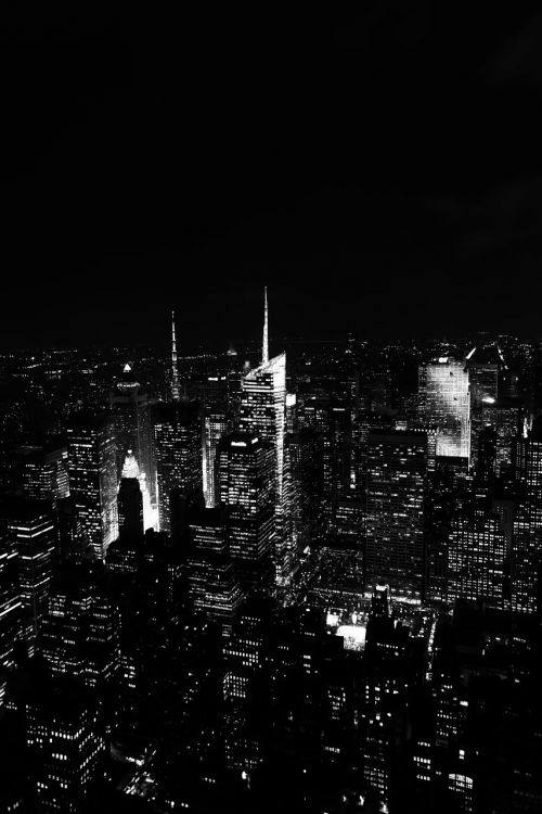 city panorama night