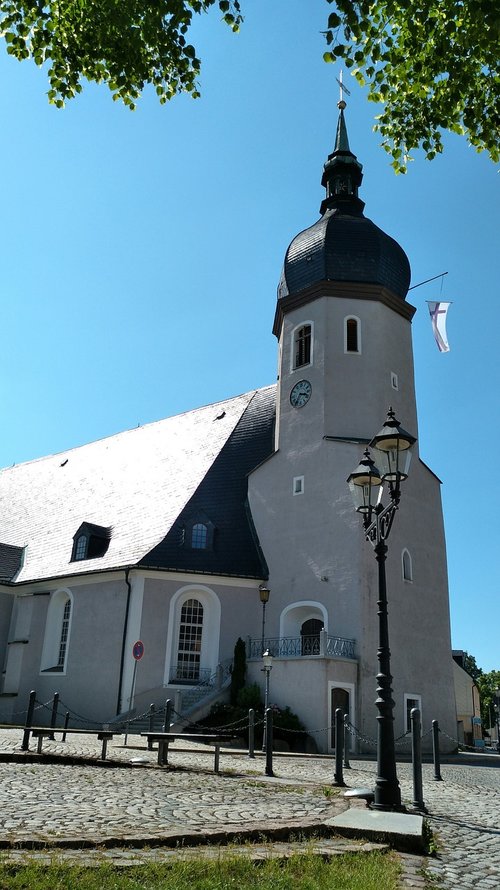 city church  olbernhau  ore mountains