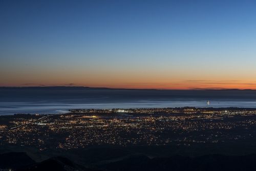 city lights santa barbara downtown