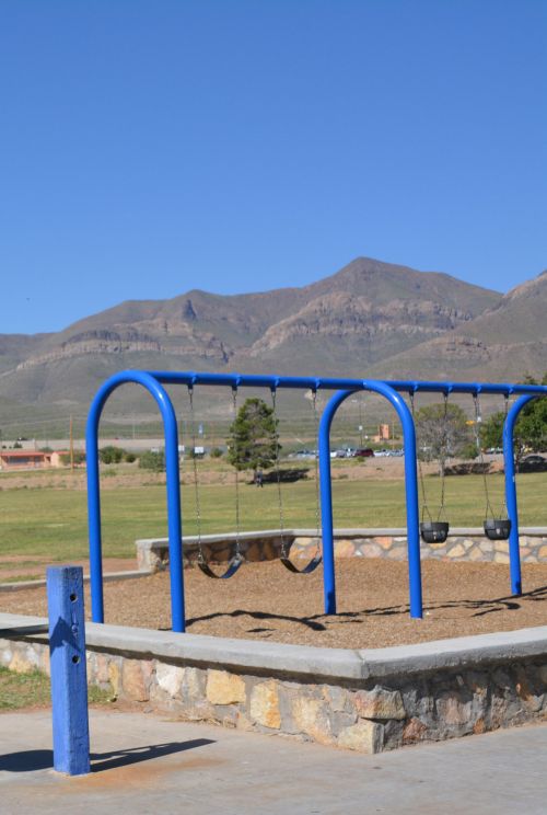 City Park Swing Nature Mountains