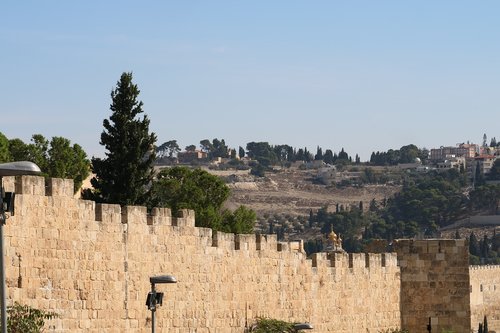 city wall  jerusalem  israel