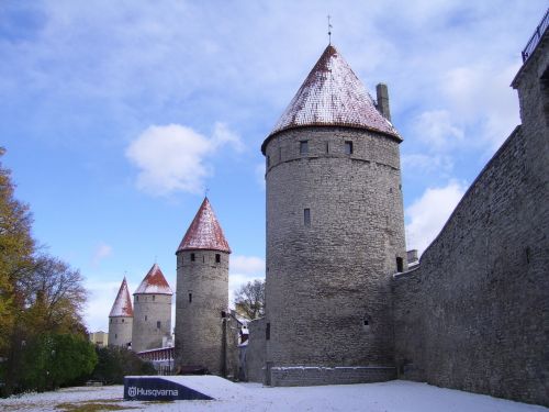 city wall castle building