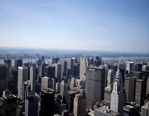 cityscape manhattan skyline