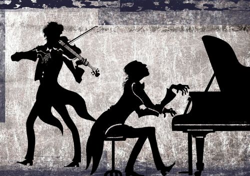 classical collage violin