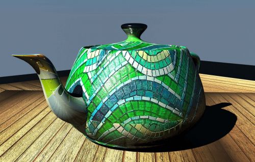 clay tea mug 3d