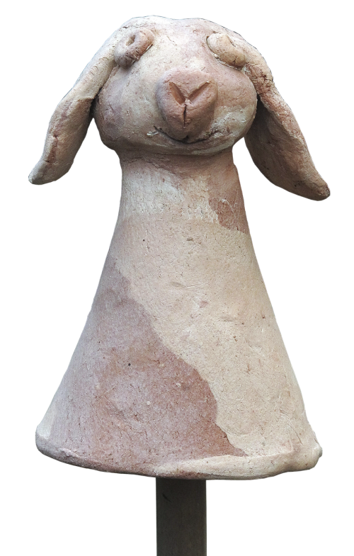 clay figure dog weel
