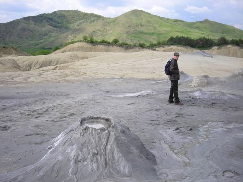 clay volcano sludge travel