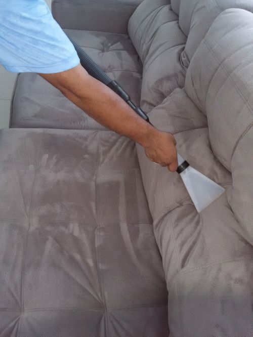 cleaning of sofa