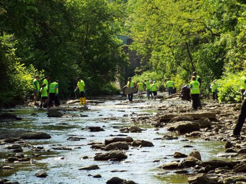 cleanup water stream