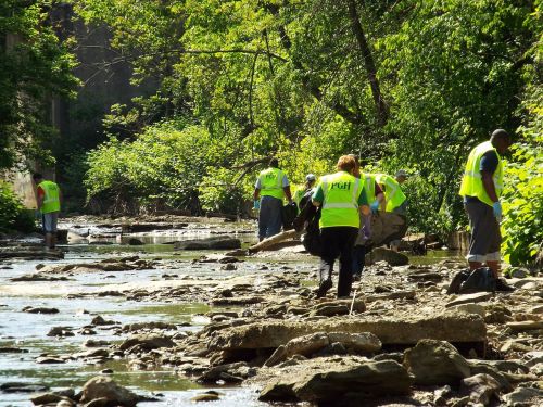 cleanup water stream