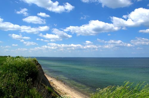 cliff sea coast