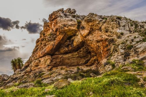 cliff rock landscape