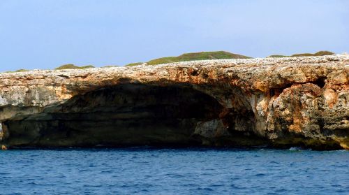 cliff cave rocky coast