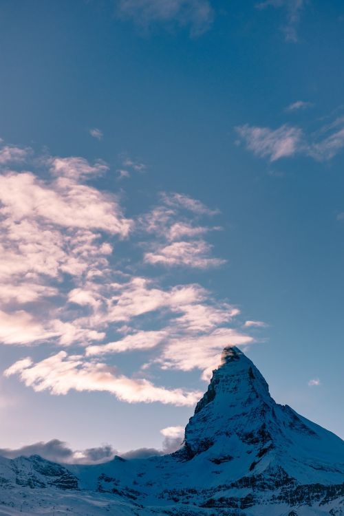 cliff summit peak