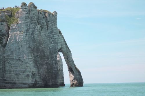 cliff sea normandy