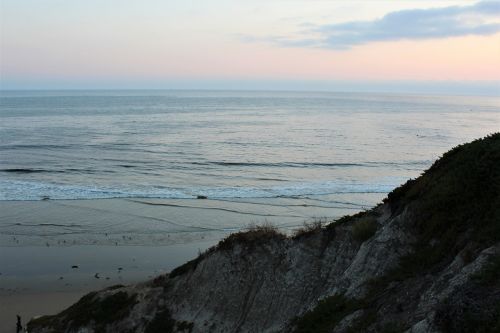 cliff beach sand