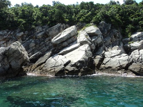 cliff sea sea rocks