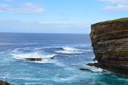 cliff  scotland  landscape