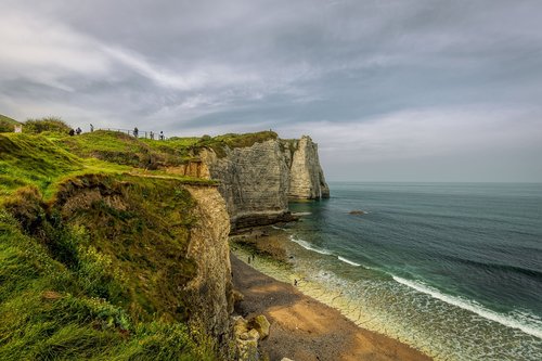 cliff  normandy  france